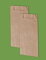 Бумажный пакет с V-образным дном, крафт 40г/м 110х50х470 ЭП 2500шт. ВХ