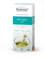 Зеленый чай Аромат мяты TEATONE, в стиках на чашку, (15*1,8г)