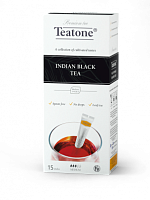 Черный чай Индийский TEATONE, в стиках на чашку, (15*1,8г)