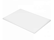 Доска разделочная пластик 60X40Х0,8СМ белая MVQ