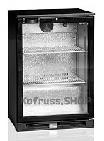 Шкаф холодильный со стеклом TEFCOLD DB125H барный черный