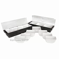 Контейнер для фруктов, 3 отделения, пластиковый корпус, P.L. - BarWare 90000013