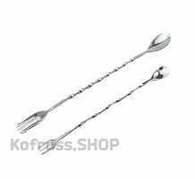 Ложка барная с вилкой 23 см, P.L. - Kingtex 81200338