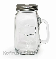 Банка с крышкой и ручкой для коктейлей 700 мл, стекло, P.L. Proff Cuisine 81200138