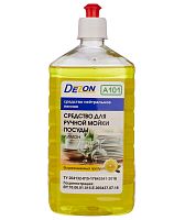 DEZON A101 Средство для ручной мойки посуды отдушка лимон пуш-пул 1кг (10шт/кор) НВ